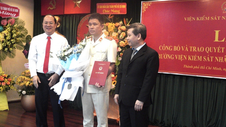 Ông Nguyễn Đức Thái giữ chức Viện trưởng Viện Kiểm sát Nhân dân TP.HCM