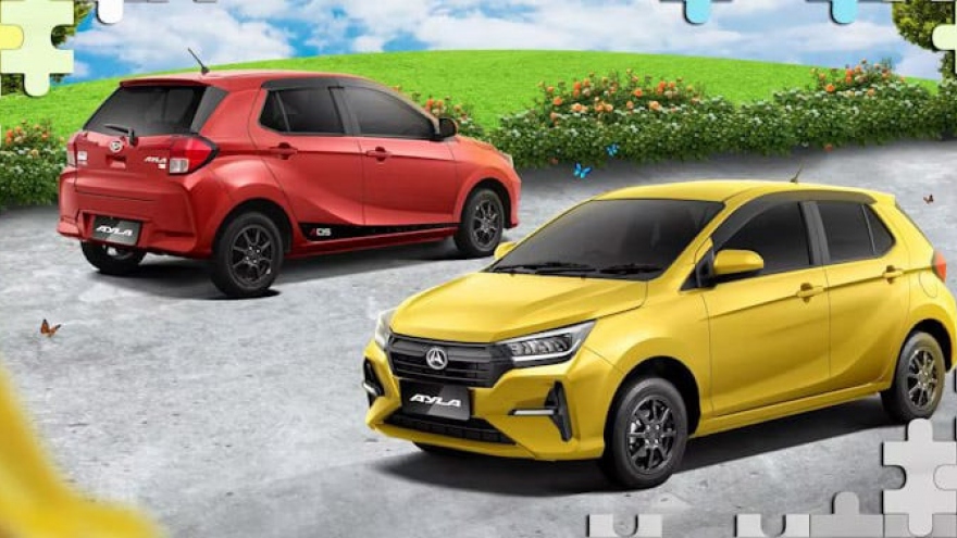 Cận cảnh Daihatsu Ayla 2023 vừa ra mắt tại Indonesia