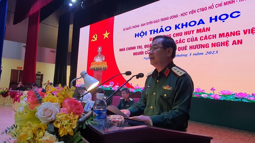 Hội thảo khoa học: “Đại tướng Chu Huy Mân - nhà chính trị, quân sự xuất sắc" 