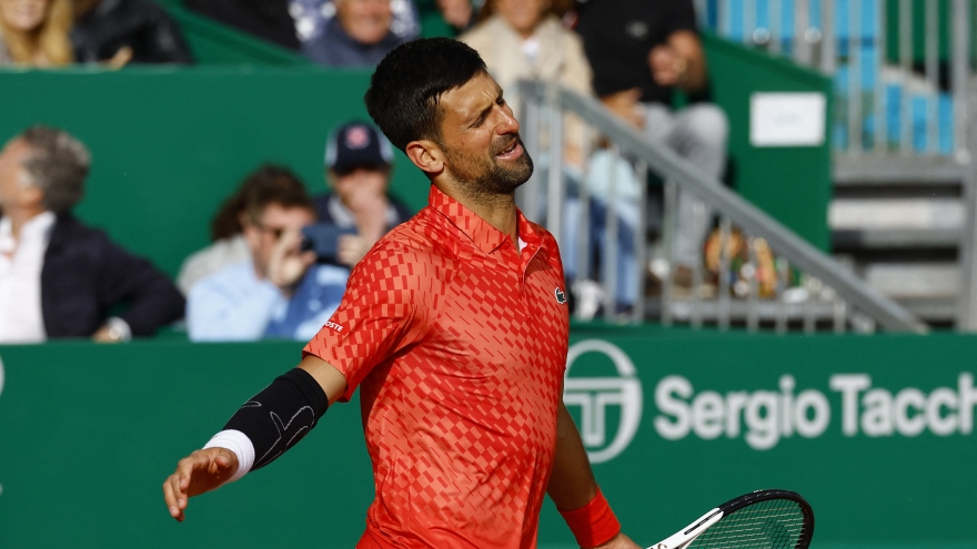 Djokovic bị loại sớm năm thứ hai liên tiếp tại Monte Carlo Masters