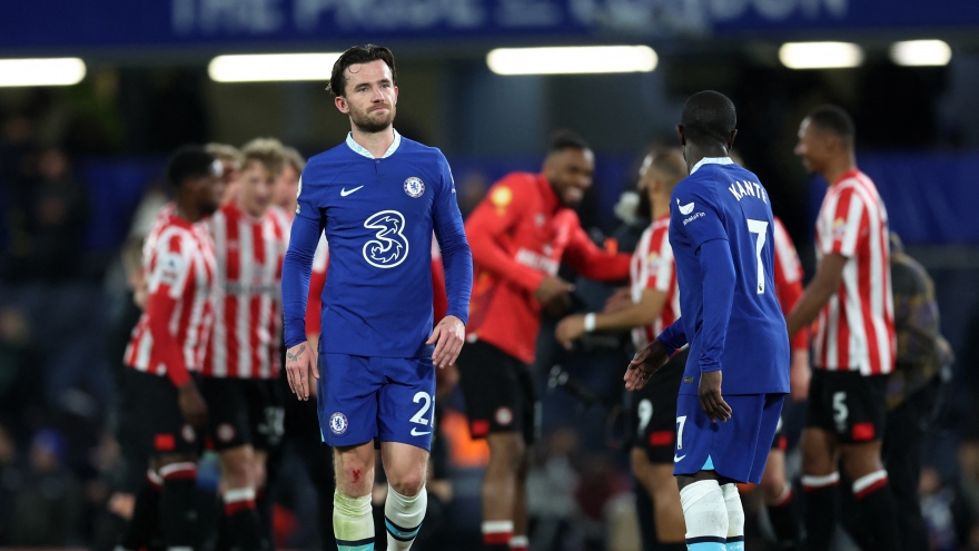 Chelsea xác lập’’kỷ lục’’ tệ hại sau trận thua Brentford