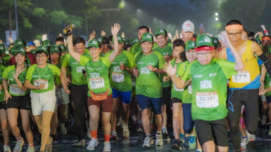 Hơn 10.500 VĐV tham gia Giải chạy VnExpress Marathon Imperial Huế 2023
