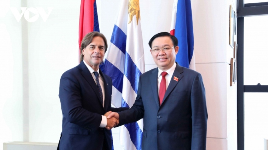 Vietnamese NA leader meets with Uruguayan President