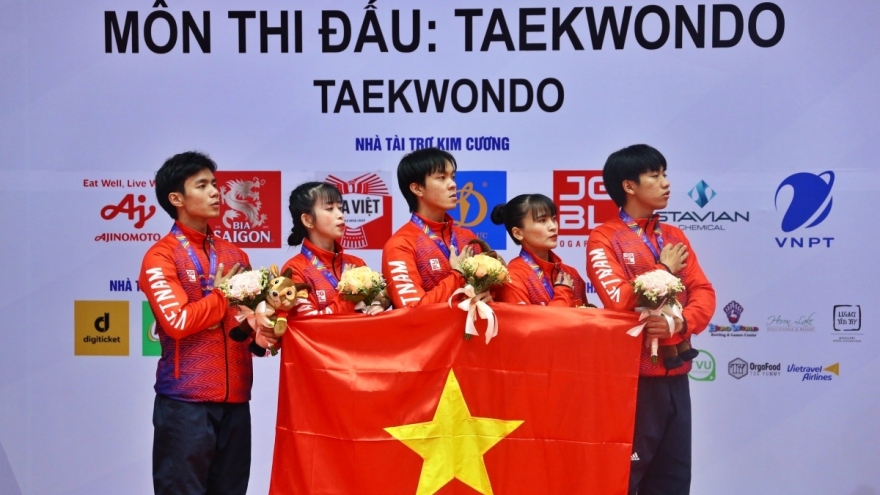 Taekwondo Việt Nam thưởng 500 USD cho mỗi tấm HCV SEA Games 32