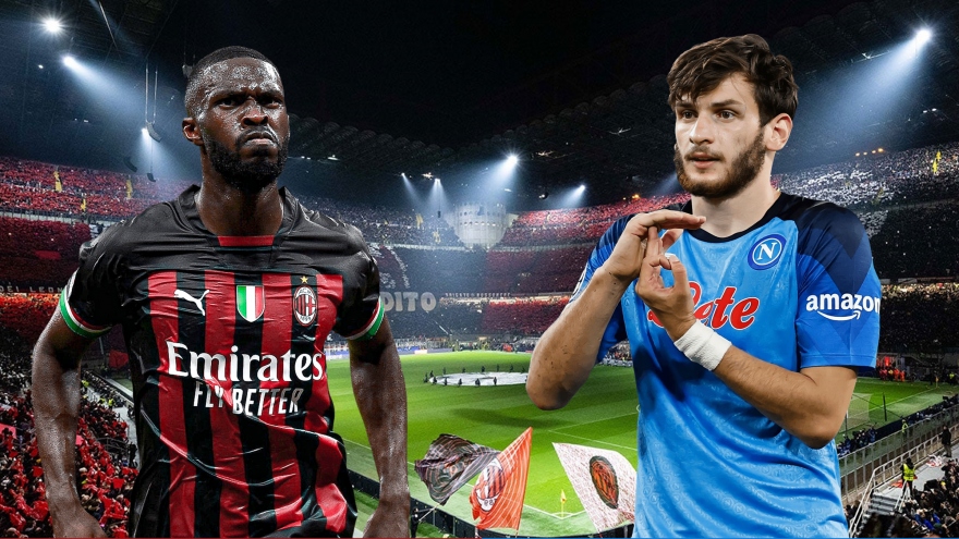 Dự đoán tỷ số, đội hình xuất phát trận AC Milan - Napoli