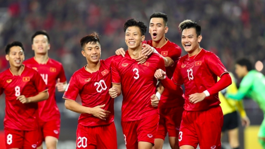 Vietnam climbs to 95th in latest FIFA rankings