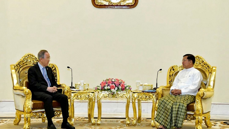 Cựu Tổng Thư ký Liên Hợp quốc bất ngờ thăm Myanmar