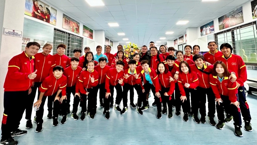 ĐT nữ Việt Nam sang Nhật Bản tập huấn chuẩn bị cho SEA Games 32