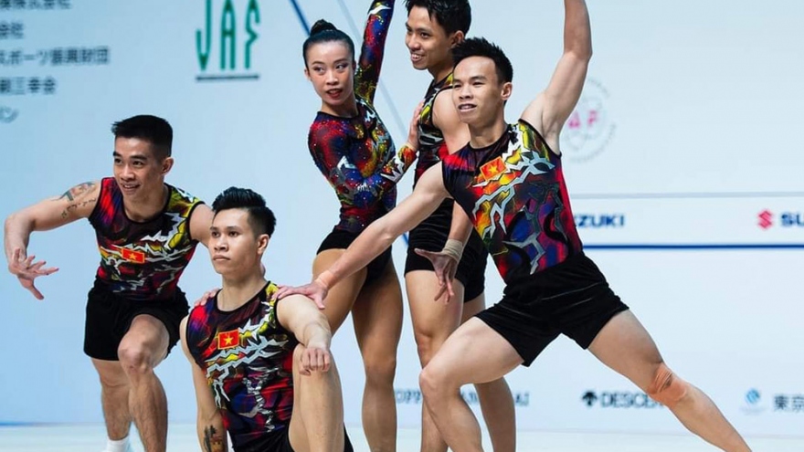 Vietnam wins gold at Suzuki Aerobic World Cup 2023 in Japan