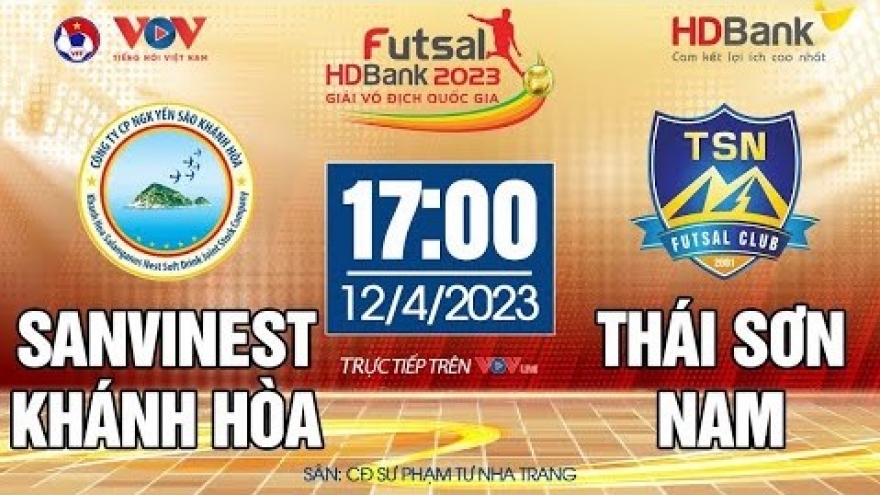 Xem trực tiếp Khánh Hòa vs Thái Sơn Nam - Giải Futsal HDBank VĐQG 2023