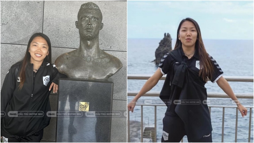 Huỳnh Như hào hứng "check-in" ở quê hương Ronaldo trước khi dự SEA Games 32