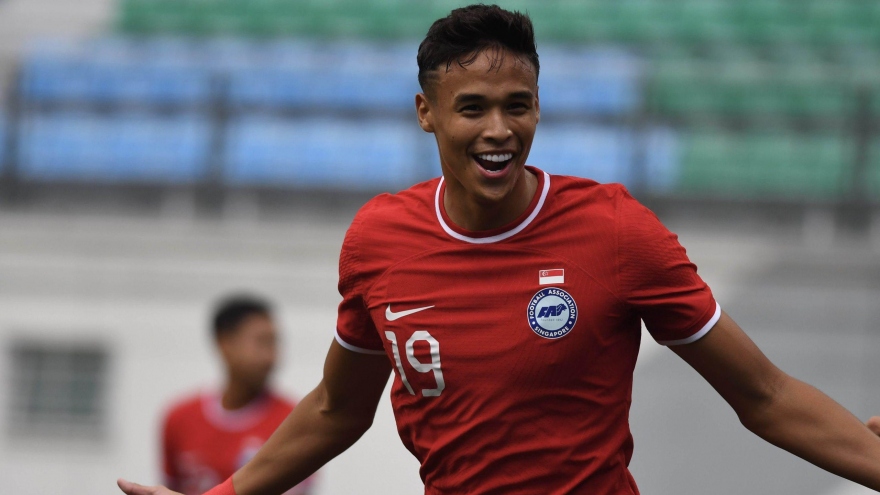 U22 Singapore vắng chân sút chủ lực khi đối đầu U22 Việt Nam ở SEA Games 32