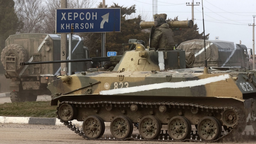 Lực lượng Nga phá hủy súng cối và pháo của Ukraine ở Kherson