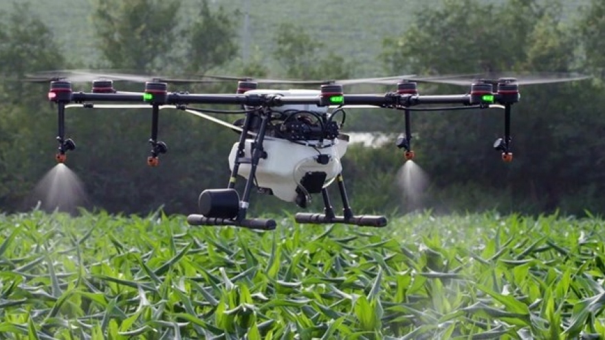 Hanoi boosts use of drones in agriculture production