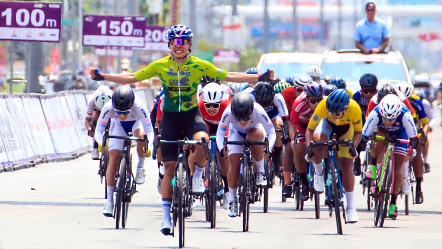 Cua-rơ số 1 Việt Nam thắng lớn ở giải đua xe đạp Thái Lan