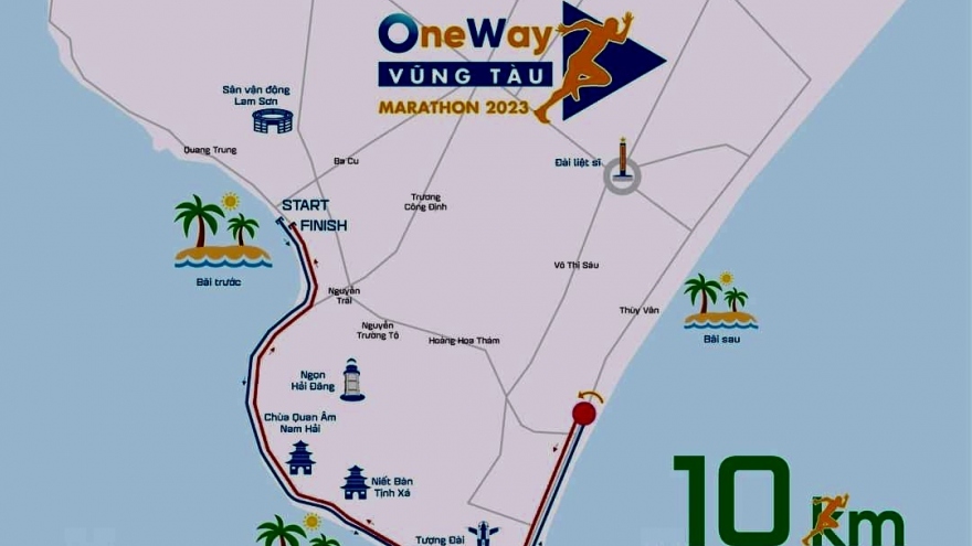 Giải thưởng độc, lạ ở Giải chạy OneWay Vũng Tàu Marathon 2023