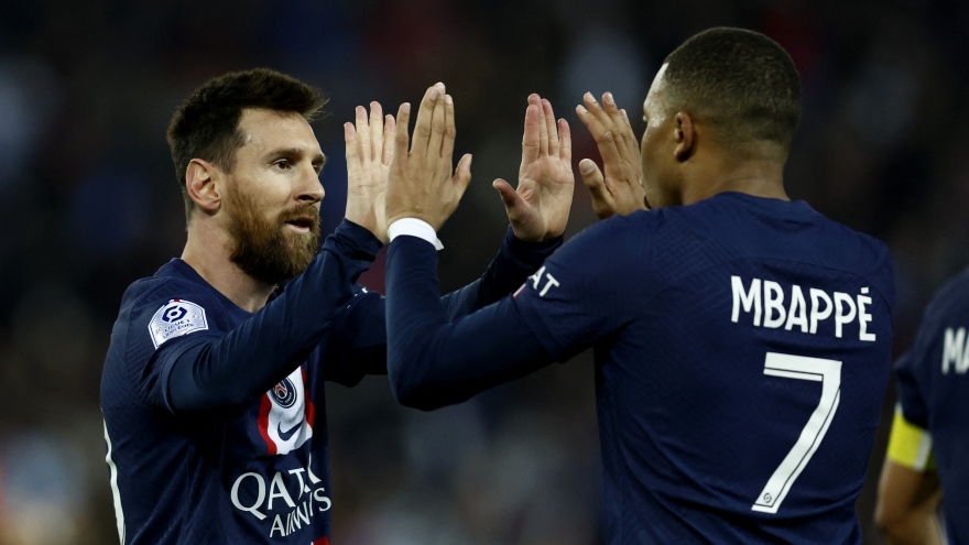 Messi và Mbappe ghi bàn đẳng cấp, PSG phục thù Lens