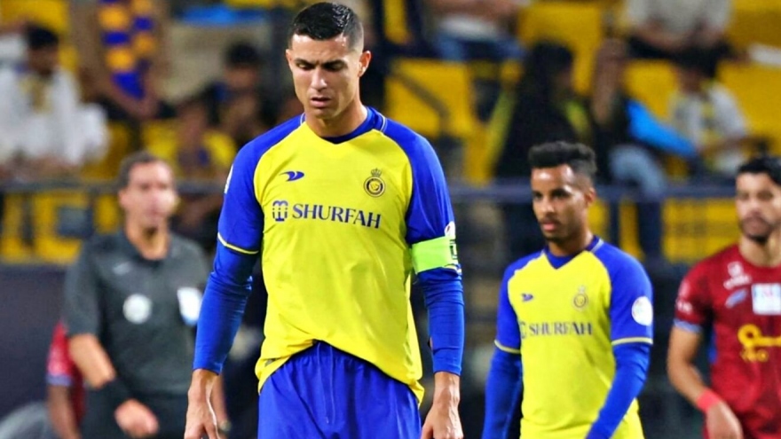 Ronaldo tiếp tục "tịt ngòi", Al Nassr bị loại ở Cúp Nhà Vua Saudi Arabia