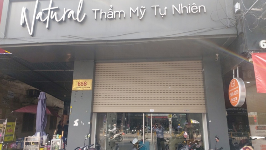 Thẩm mỹ viện Natural ngang nhiên hoạt động không phép