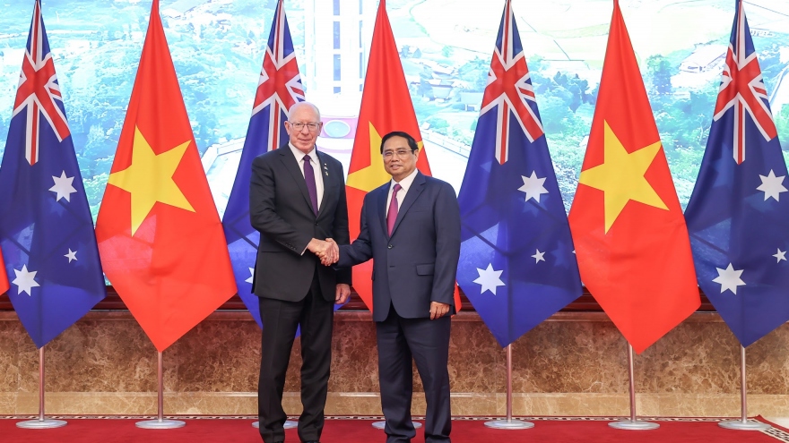 Thủ tướng Phạm Minh Chính hội kiến Toàn quyền Australia David Hurley