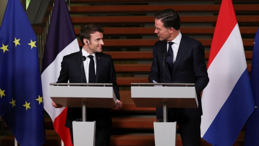 Tổng thống Pháp Macron thăm Hà Lan, kêu gọi châu Âu tự chủ chiến lược