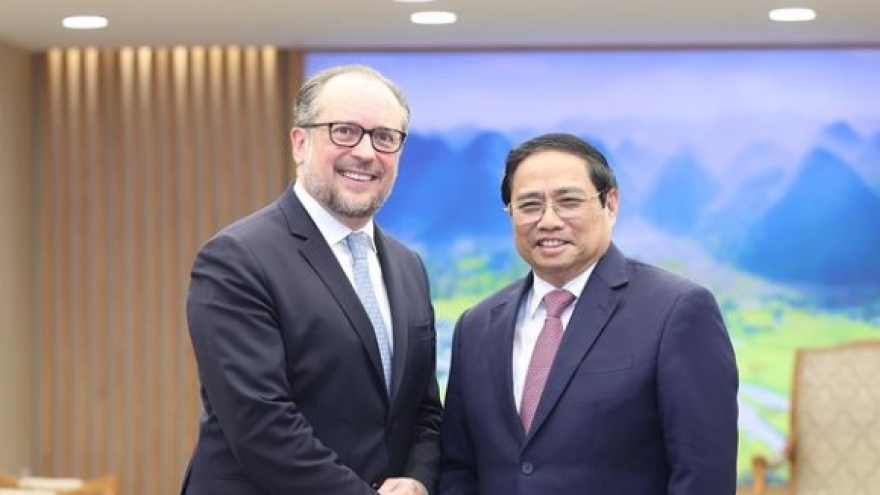 Thủ tướng Phạm Minh Chính tiếp Bộ trưởng Ngoại giao Áo