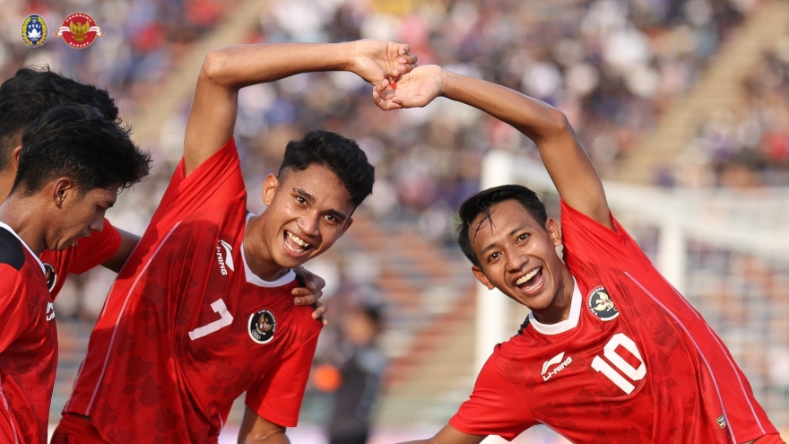 Kết quả bóng đá SEA Games 32: U22 Indonesia thắng đậm trận ra quân