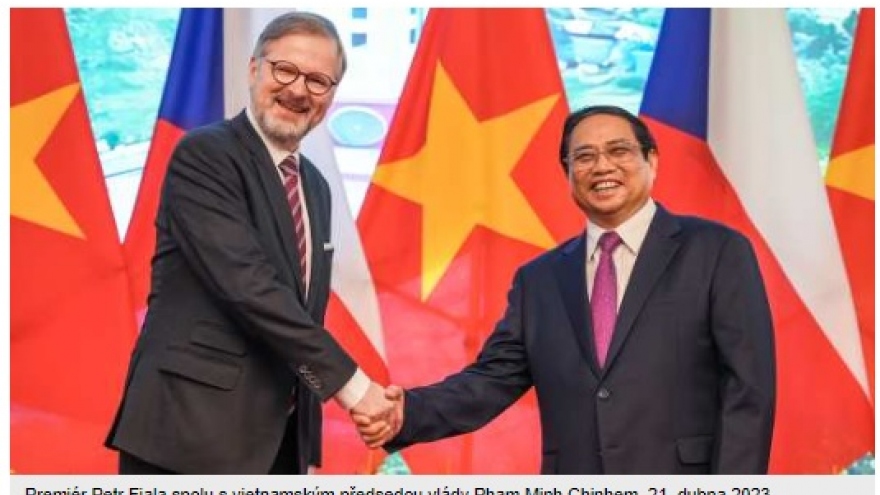 Báo chí Séc đánh giá cao chuyến thăm của Thủ tướng Petr Fiala tới Việt Nam