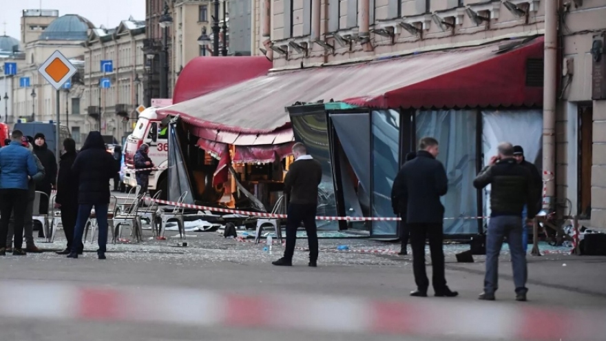 Nghi phạm liên quan đến vụ nổ ở St.Petersburg-Nga đã bị tạm giữ