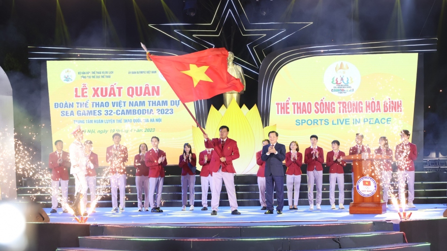 Đoàn Thể thao Việt Nam xuất quân tham dự SEA Games 32