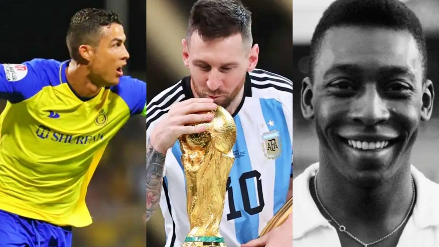 Top 10 chân sút vĩ đại nhất lịch sử bóng đá thế giới: C.Ronaldo không có đối thủ