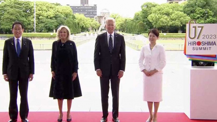 Bắt đầu các hoạt động khai mạc Hội nghị thượng đỉnh G7 tại Hiroshima