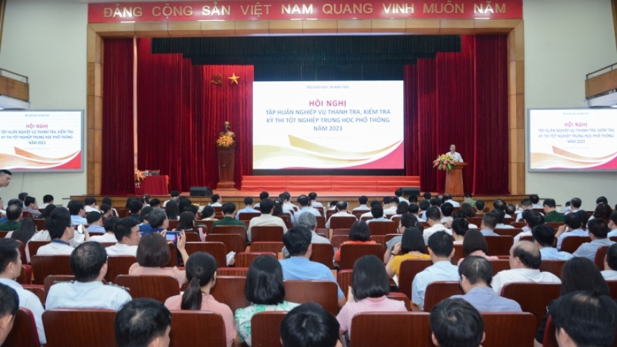 Thi tốt nghiệp THPT 2023: Thành lập 10 đoàn kiểm tra công tác chuẩn bị thi