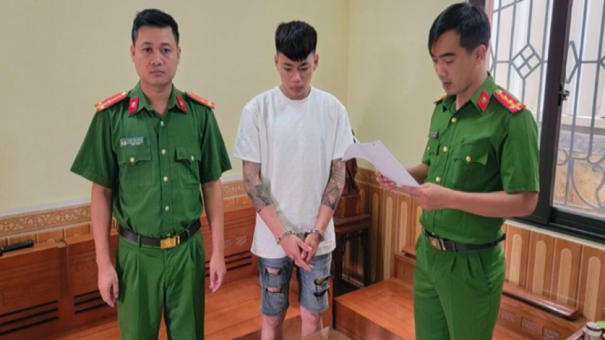Bắt giữ thanh niên chém người gây thương tích ở Bắc Giang