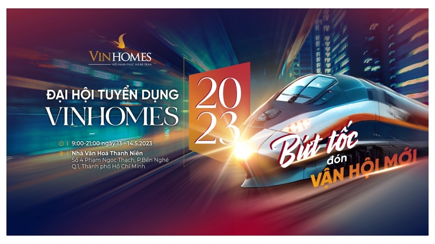 Đại hội tuyển dụng Vinhomes 2023: Hàng chục nghìn cơ hội việc làm trong lĩnh vực BĐS