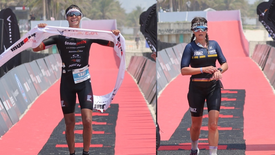 British and Italian athletes win VinFast IRONMAN 70.3 Vietnam champions