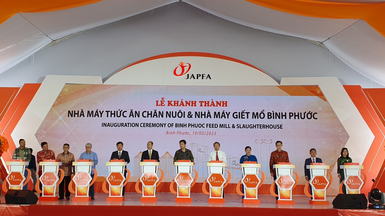 JAPFA Việt Nam khánh thành thêm 2 nhà máy ở miền Đông Nam Bộ