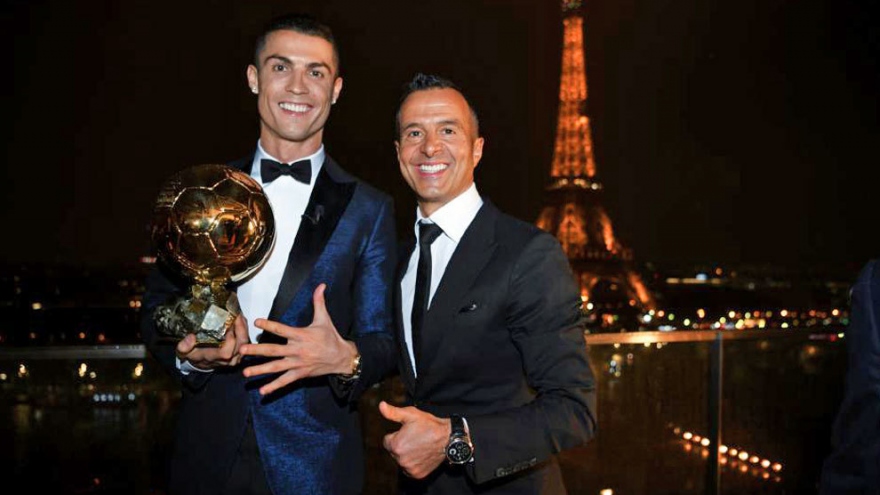 “Siêu cò” Jorge Mendes lần đầu lên tiếng sau khi chia tay Cristiano Ronaldo