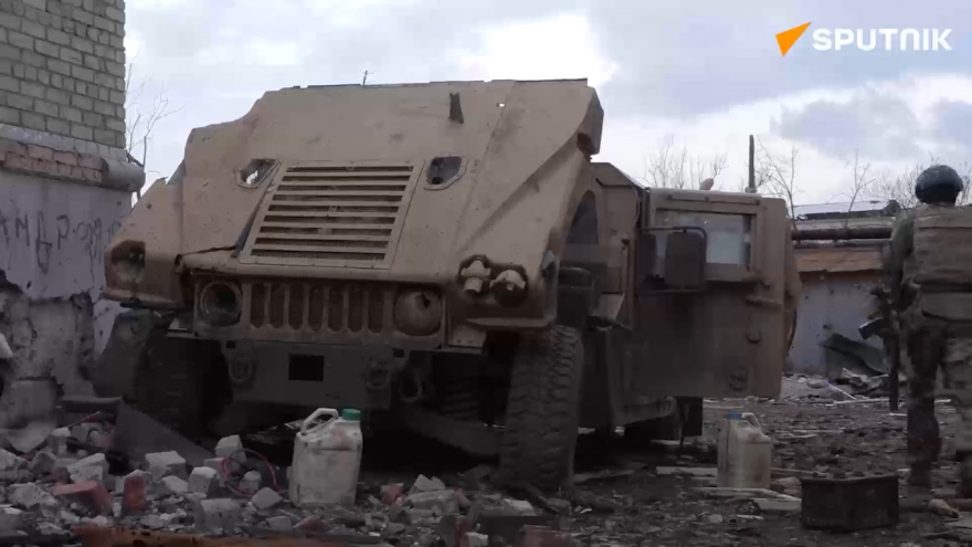 Nga tung video thu giữ xe bọc thép Mỹ cung cấp cho Ukraine ở Bakhmut