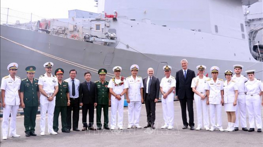 Italian Navy ship visits Ho Chi Minh City