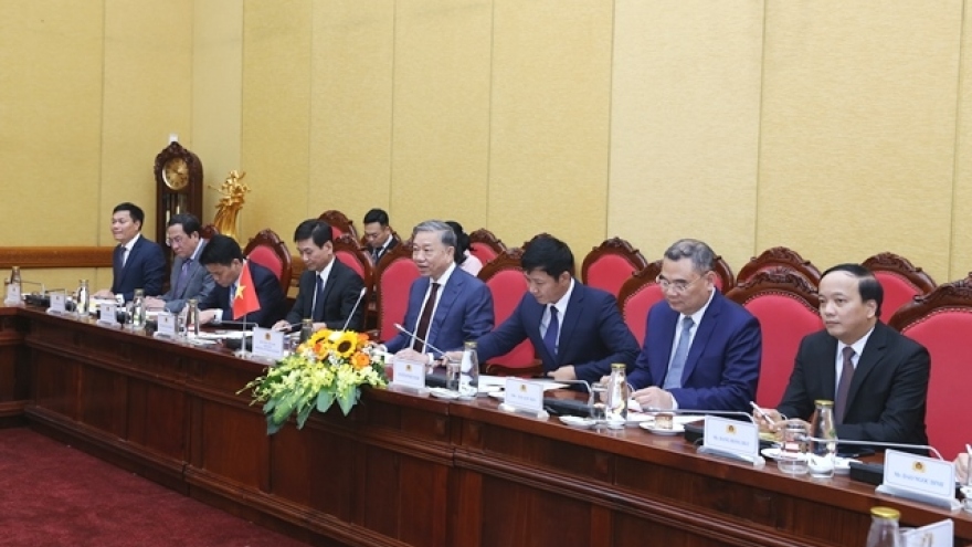 Bộ trưởng Bộ Công an Tô Lâm hội đàm với Thư ký Hội đồng An ninh quốc gia Mông Cổ