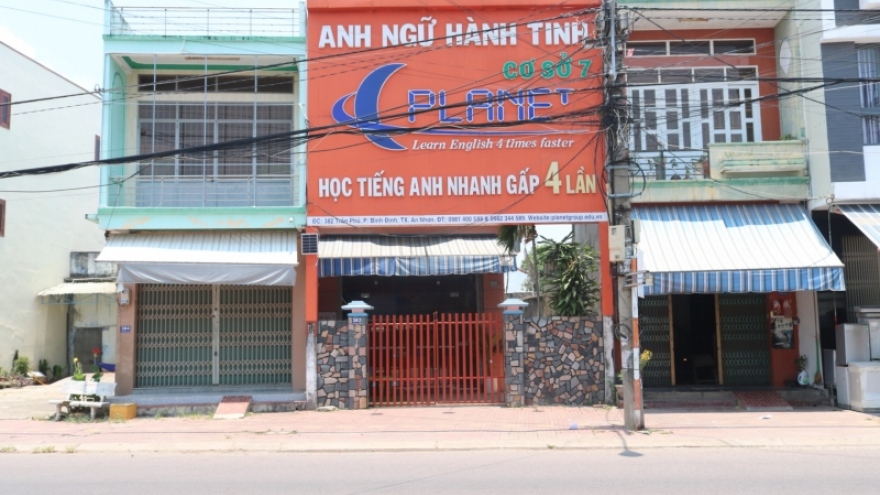 Phát hiện nhiều trung tâm Anh ngữ hoạt động “chui” ở Bình Định