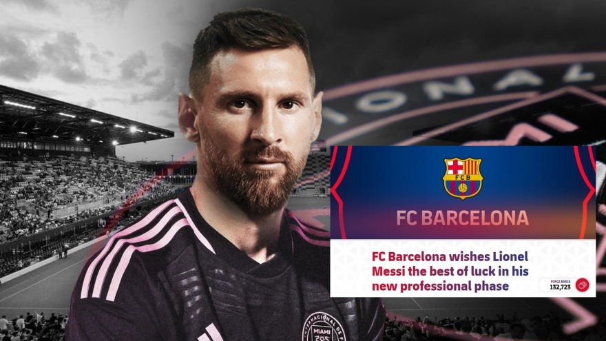 Phản ứng của Barca khi không thể tái hợp với Lionel Messi