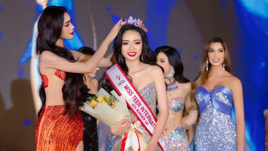 Đại diện Việt Nam đoạt giải Á hậu 4 Miss Teen International 2023