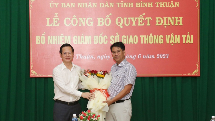 Bình Thuận bổ nhiệm 3 giám đốc Sở