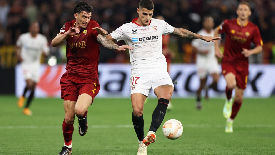 TRỰC TIẾP Sevilla 1 - 1 AS Roma: Phân định thắng, thua ở hiệp phụ