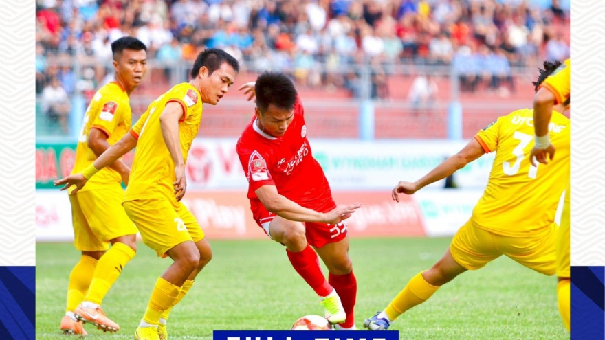 Kết quả vòng 11 V-League 2023 ngày 6/6: Viettel FC bị "cưa điểm" trên sân Khánh Hòa