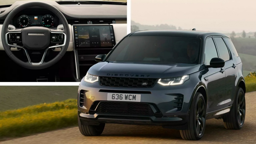 Land Rover Discovery Sport 2024 bỏ phím bấm vật lý, dùng màn hình cảm ứng cong