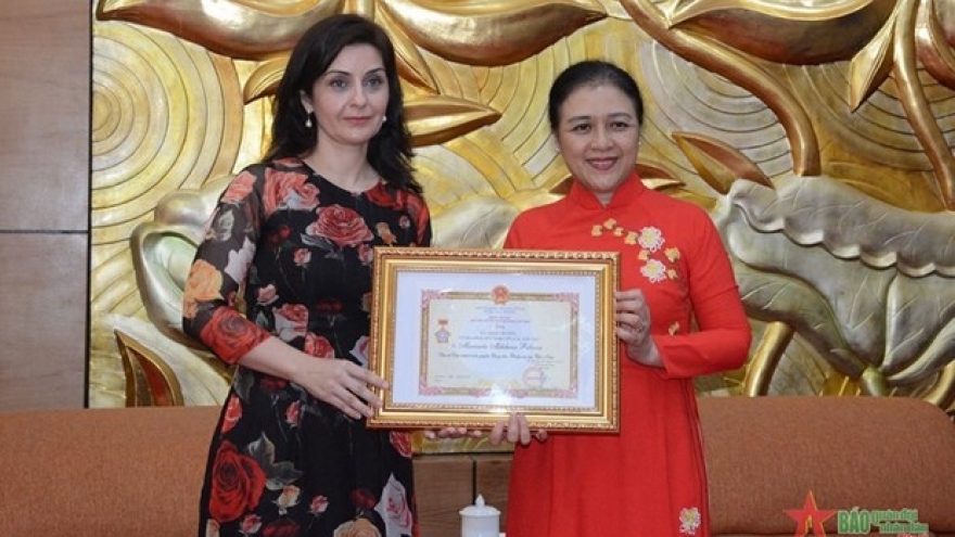 Bulgarian ambassador honoured with friendship medal