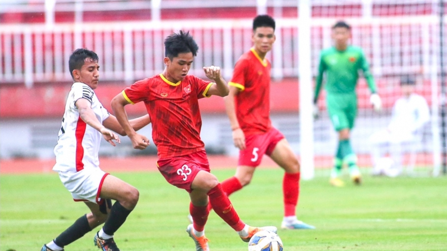 U17 Việt Nam thua trắng trước ngày sang Thái Lan dự giải châu Á